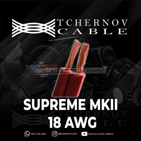 TCHERNOV SUPREME 1MKII SPEAKER WIRE (100mtr) 18 GAUGE TCHERNOV SUPREME 1MKII SPEAKER WIRE (100mtr) 18 GAUGE